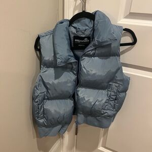 Sugarlips Light Blue Quilted Jacket